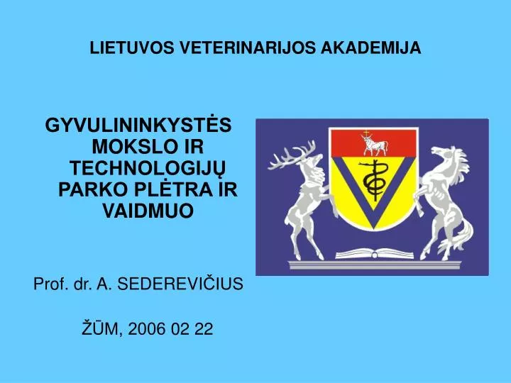 lietuvos veterinarijos akademija
