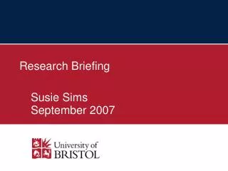 Research Briefing