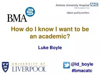 how do i know i want to be an academic