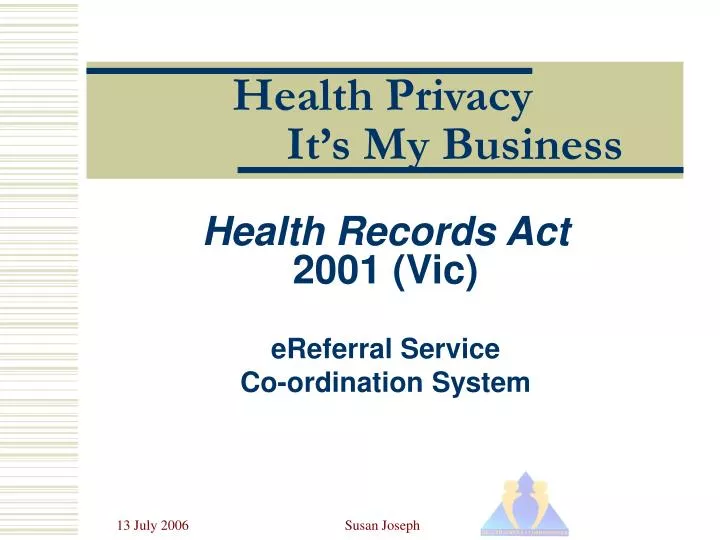 health privacy it s my business