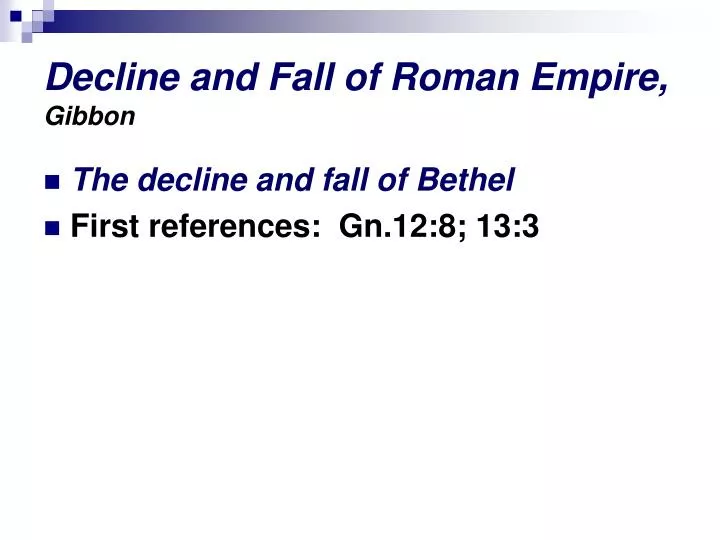 decline and fall of roman empire gibbon