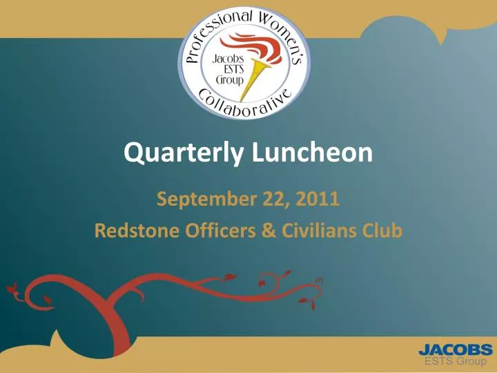 quarterly luncheon