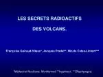 LES SECRETS RADIOACTIFS DES VOLCANS. - slide 1