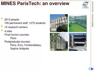 MINES ParisTech: an overview