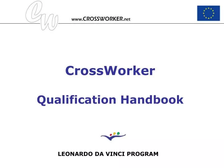 crossworker qualification handbook