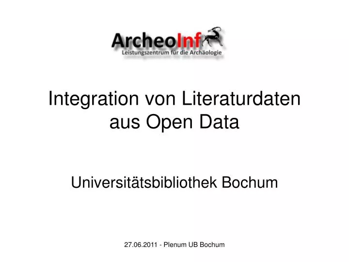 integration von literaturdaten aus open data