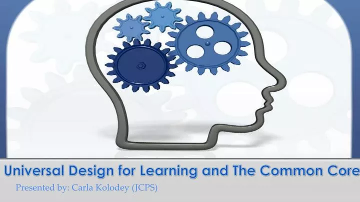universal design for learning and the common core