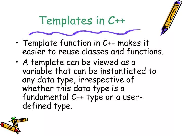 templates in c