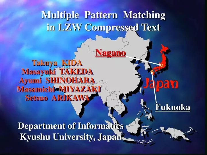 multiple pattern matching in lzw compressed text