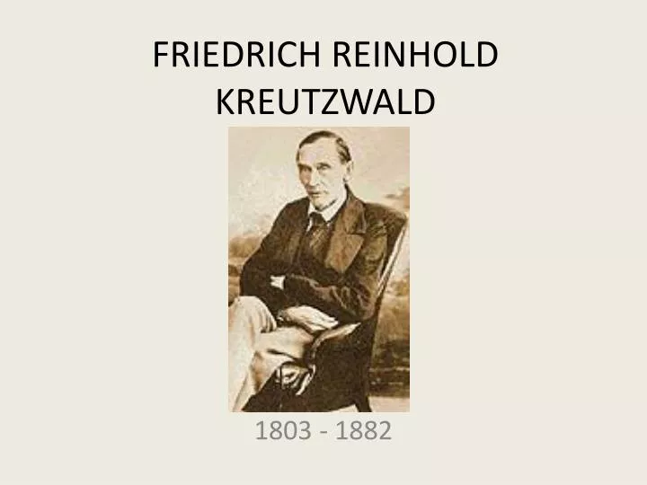 friedrich reinhold kreutzwald