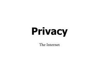 privacy