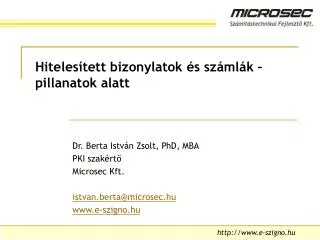 Hitelesített bizonylatok és számlák – pillanatok alatt