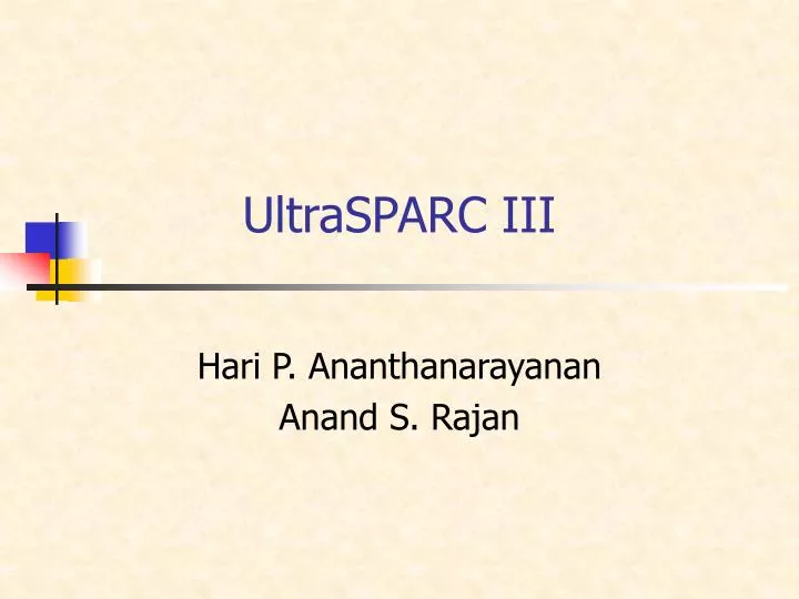 ultrasparc iii