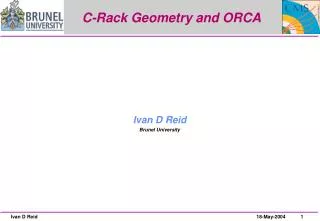 C-Rack Geometry and ORCA