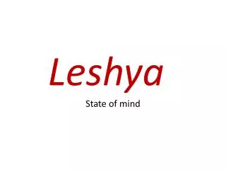 Leshya
