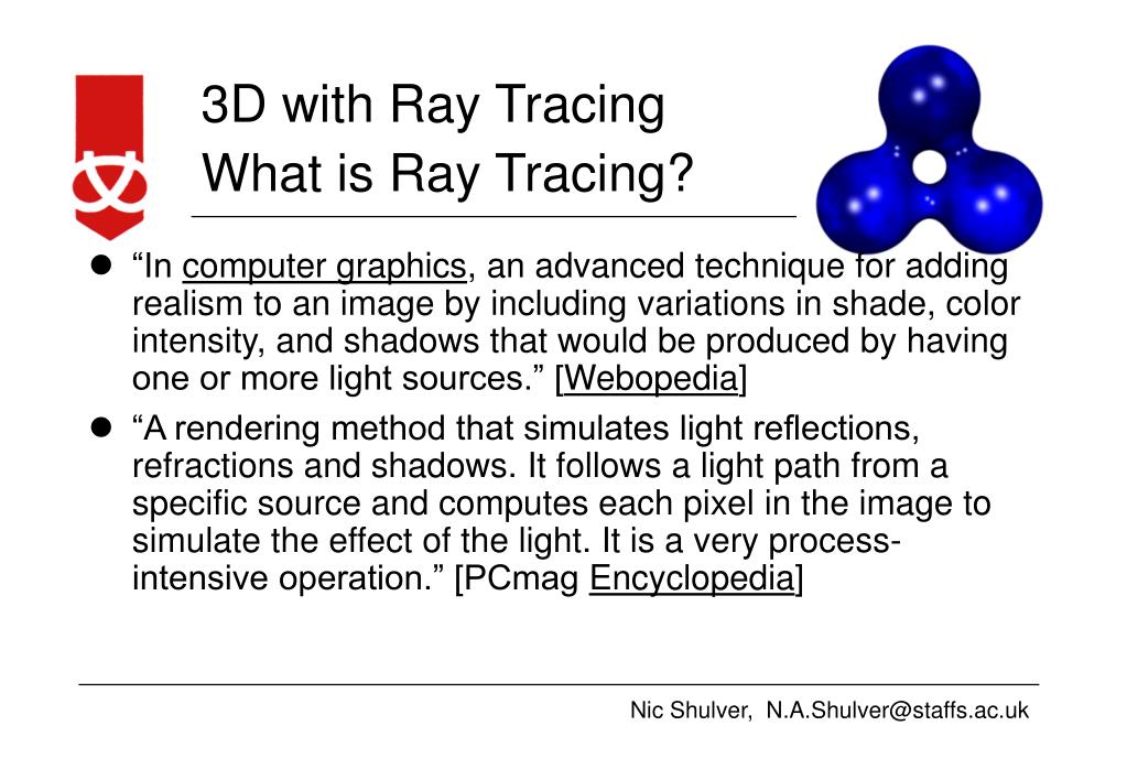PPT - What is Ray Tracing? PowerPoint Presentation, free download - ID ...