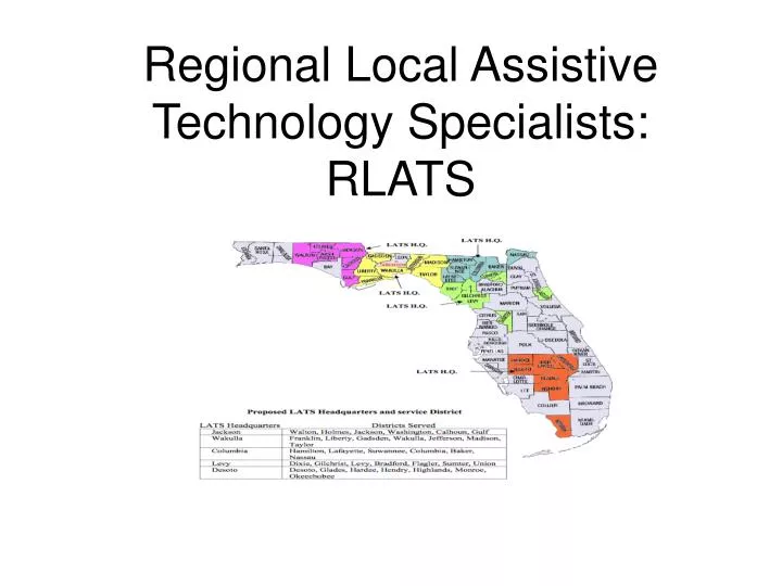 regional local assistive technology specialists rlats