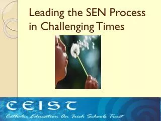 Leading the SEN Process in Challenging Times