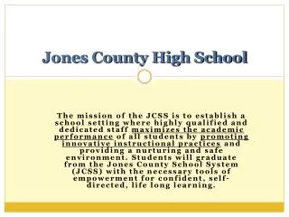 Jones County High School
