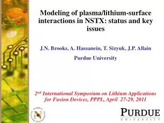 Modeling of plasma/lithium-surface interactions in NSTX: status and key issues