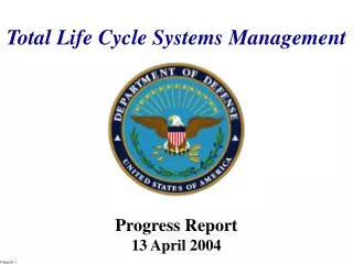 Total Life Cycle Systems Management
