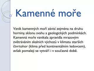 kamenn mo e