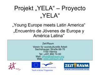 projekt yela proyecto yela