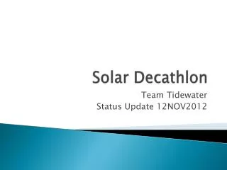 Solar Decathlon