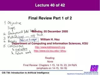 Lecture 40 of 42