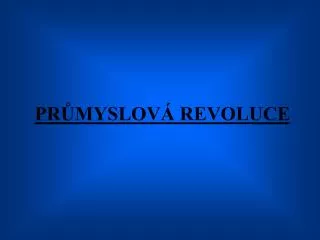 pr myslov revoluce