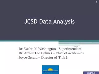 JCSD Data Analysis