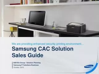 Samsung CAC Solution Sales Guide