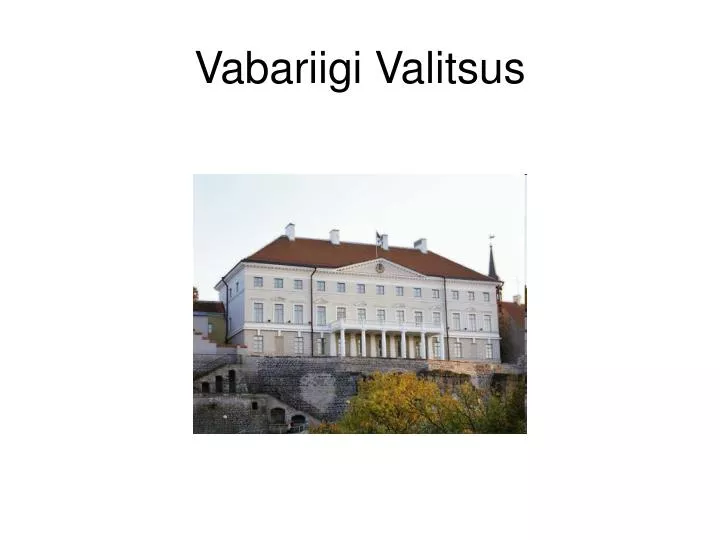 vabariigi valitsus