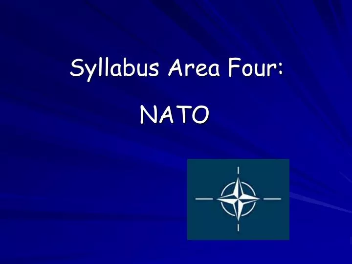 syllabus area four