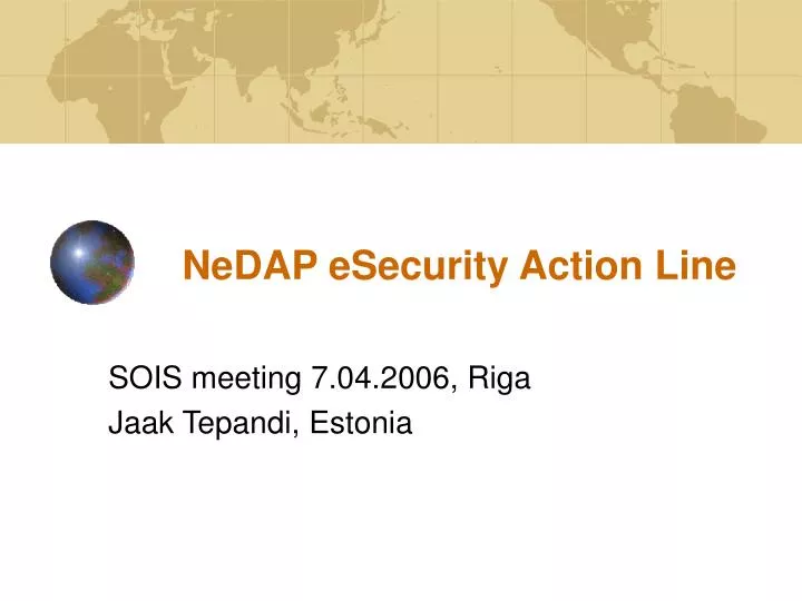 nedap esecurity action line