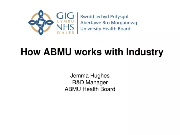 how abmu works with how abmu works with industry