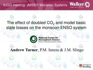 The effect of doubled CO 2 and model basic state biases on the monsoon-ENSO system