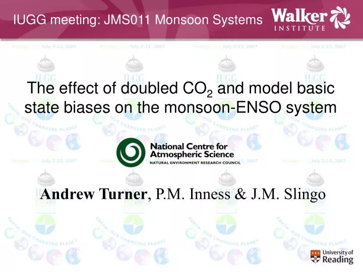 the effect of doubled co 2 and model basic state biases on the monsoon enso system