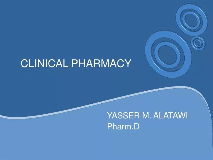 clinical pharmacy