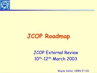 JCOP Roadmap