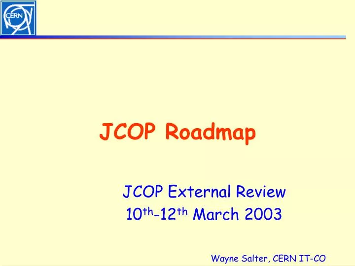 jcop roadmap