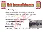 Achievements of Cobra Battalion JROTC: 2008-2009 Annual Review - slide 1