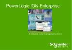PowerLogic ION Enterprise - slide 1