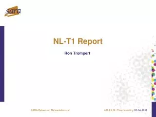 NL-T1 Report