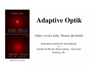 adaptive optik