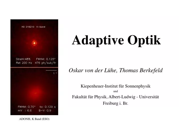 adaptive optik