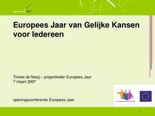 europees jaar van gelijke kansen voor iedereen