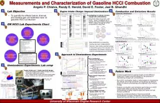 Measurements and Characterization of Gasoline HCCI Combustion