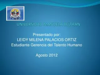 universidad manuela beltran
