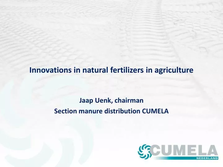 innovations in natural fertilizers in agriculture